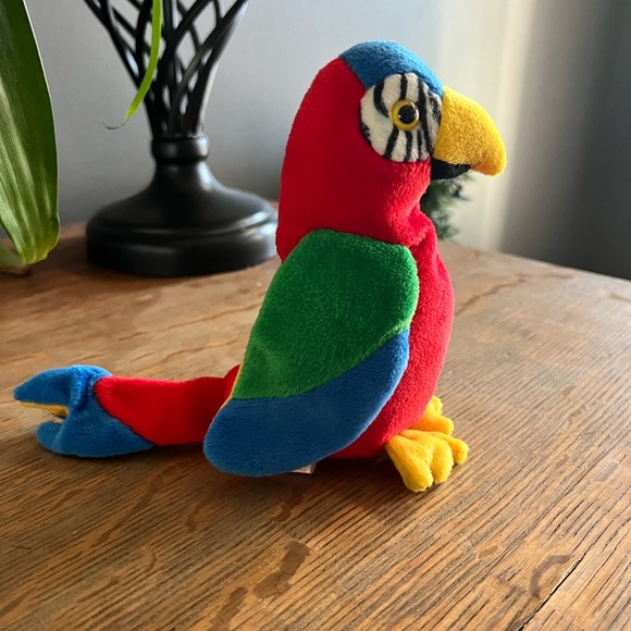 TY The Beanie Babies Collection Tropical Bird Parrot Jabber NWT October 10, 1997 - Picture 3 of 11